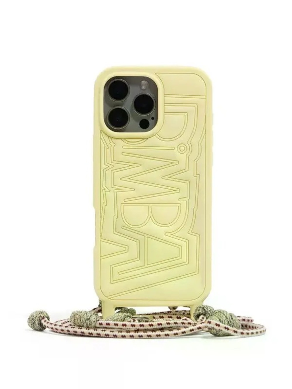 Bimba y Lola New iPhone 14 Pro Max Yellow Phone Case with Carry Cord
